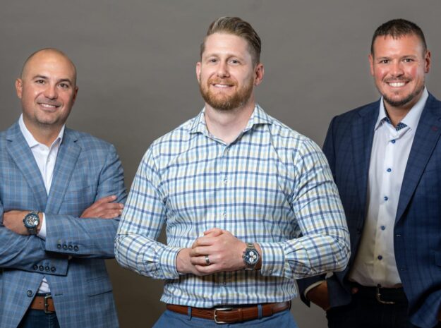 [Left to right:] Jason Weszka, Jordan Hucht, and Josh Weszka